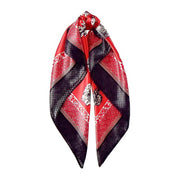 Foulard cheveux bohème rouge